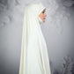 Prayer Scarf Large-pearl white