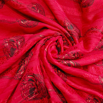 Lawn foiled work M Scarfs