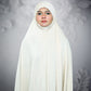 Prayer Scarf Large-pearl white